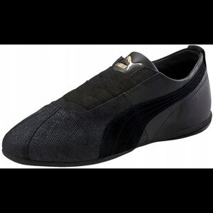 Black Ballet Low Slip On Sneakers Size 11 Puma